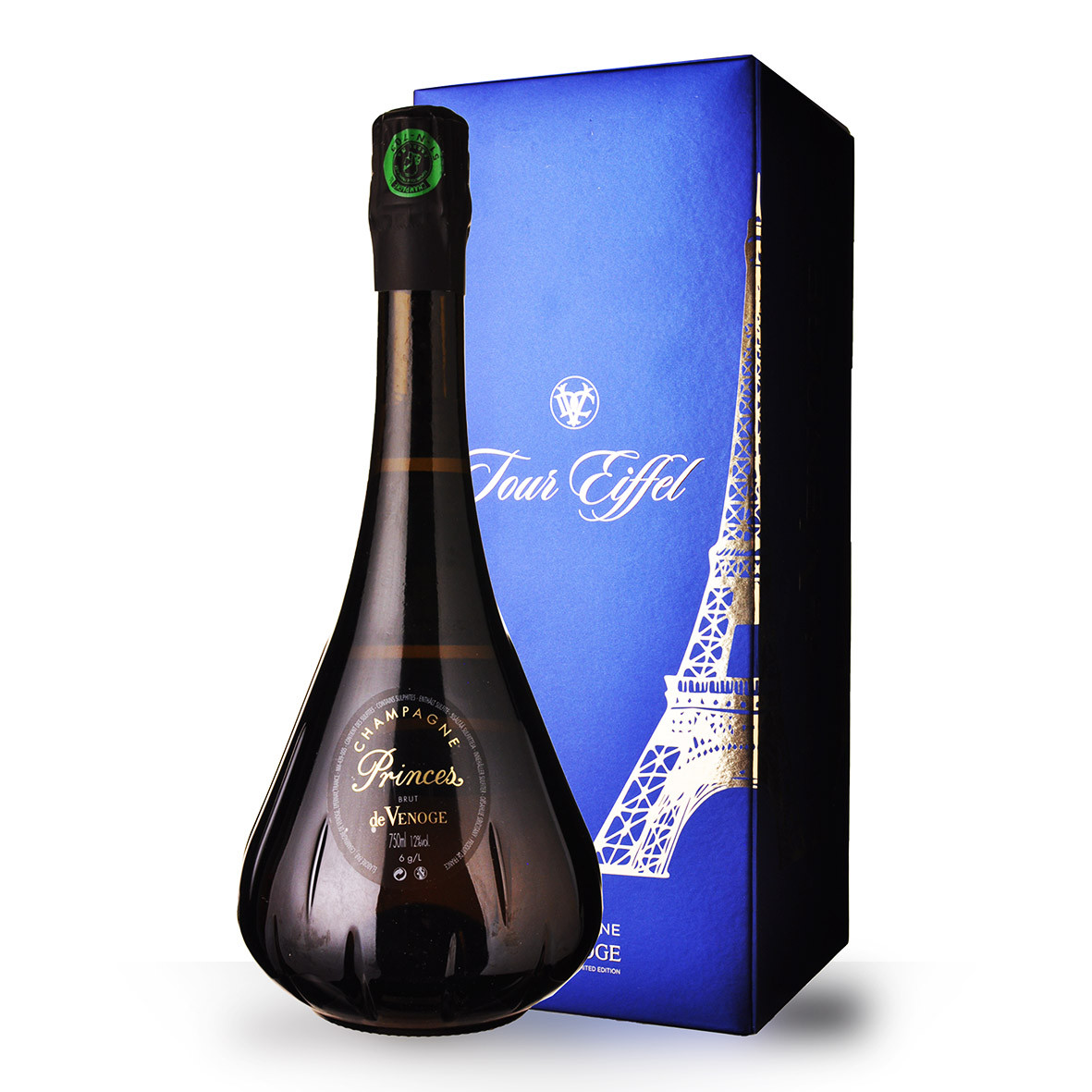 Champagne de Venoge Princes Brut Tour Eiffel 75cl Etui www.odyssee-vins.com