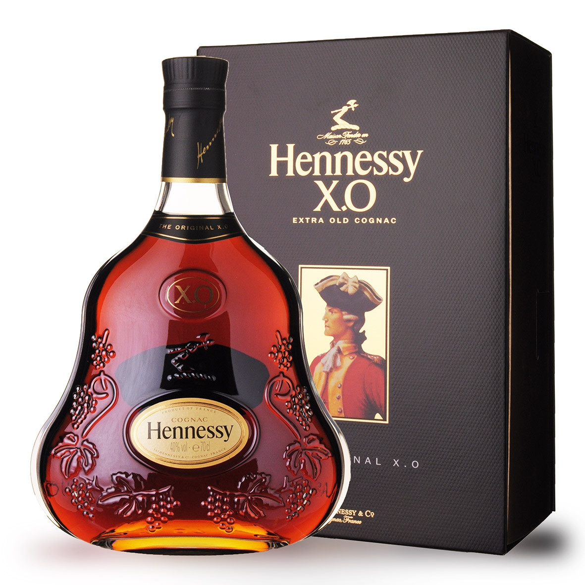 Achat de Cognac Hennessy XO 70cl vendu en Coffret sur notre site