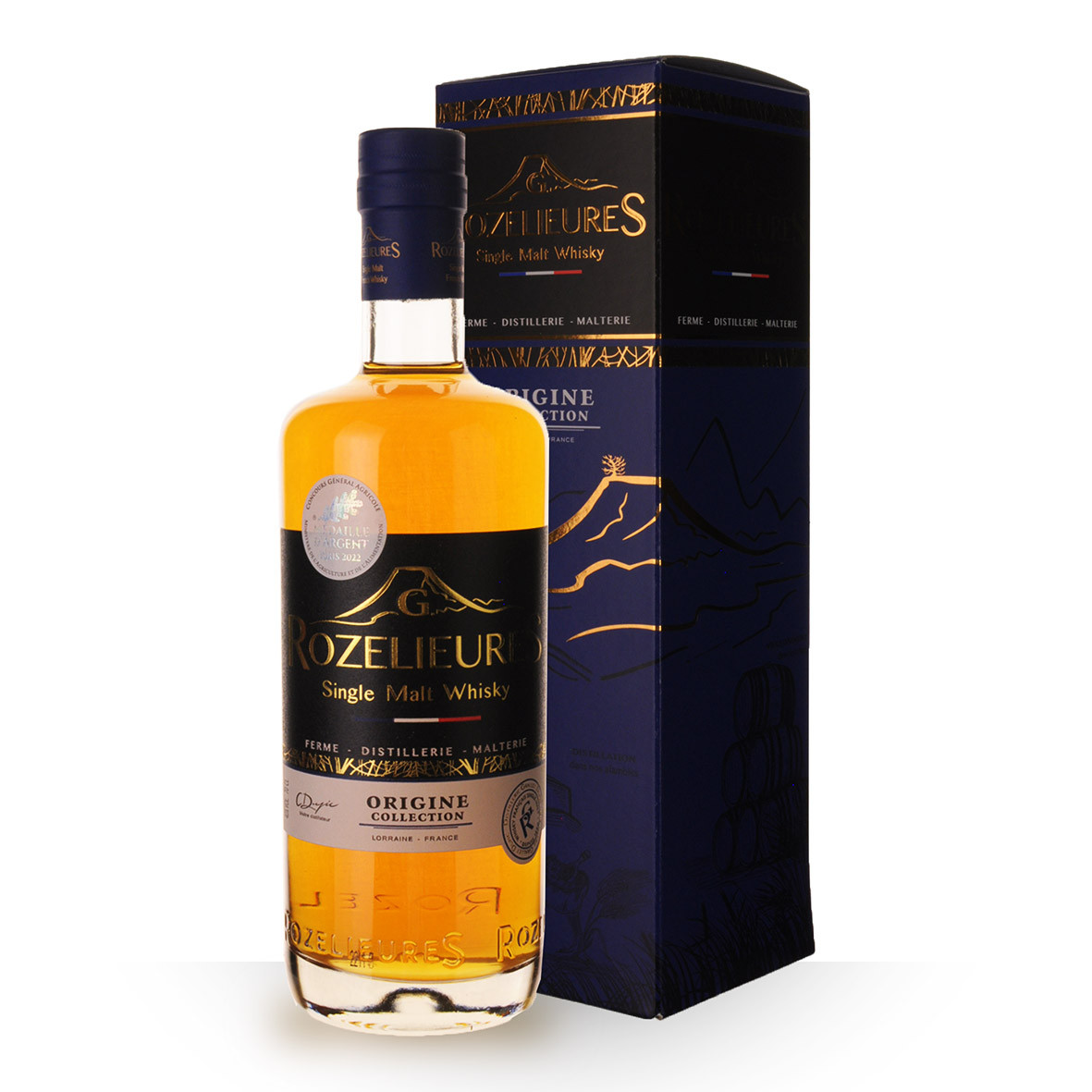 Whisky Rozelieures Origine Collection 70cl Etui www.odyssee-vins.com