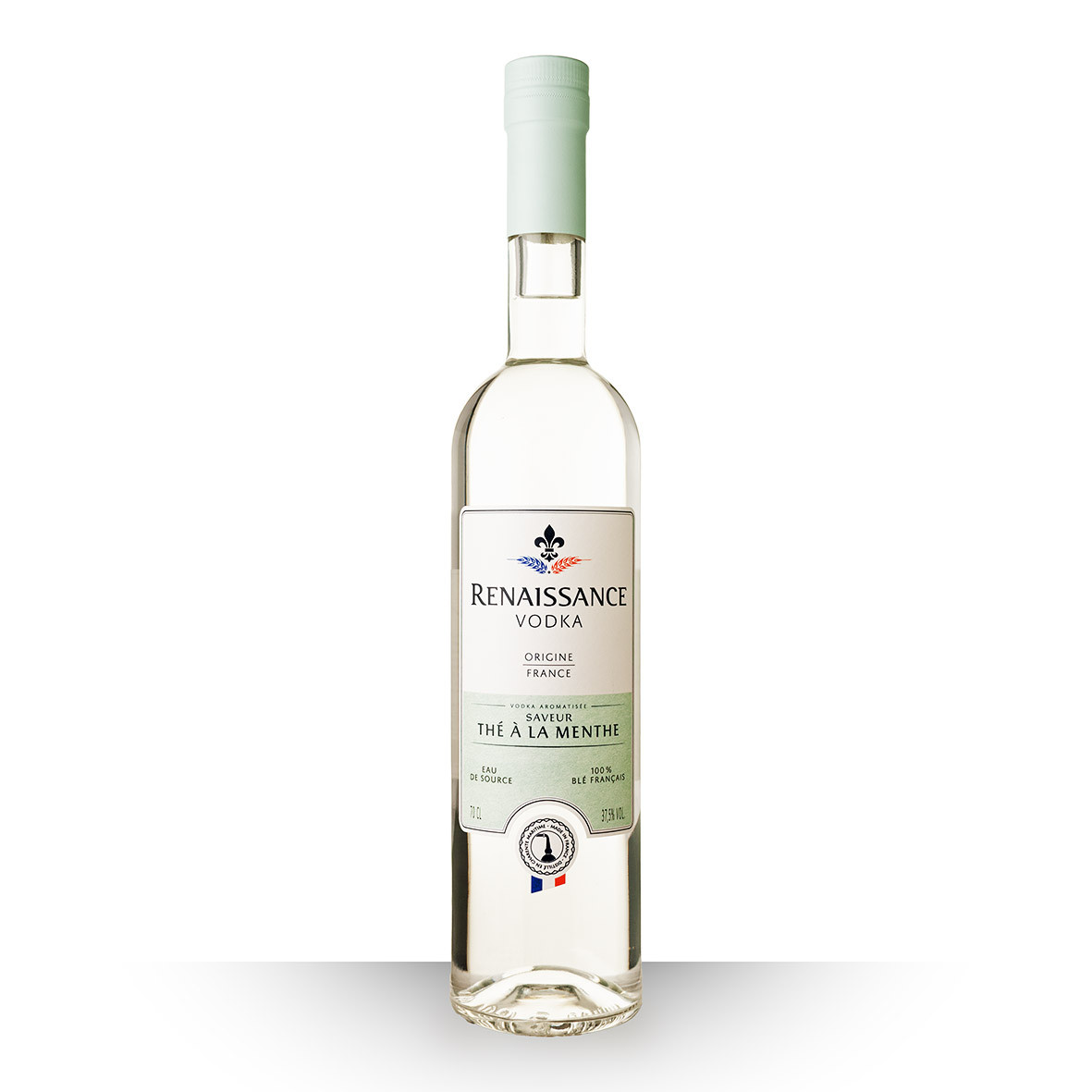 Vodka Renaissance Thé à la menthe 70cl Etui www.odyssee-vins.com