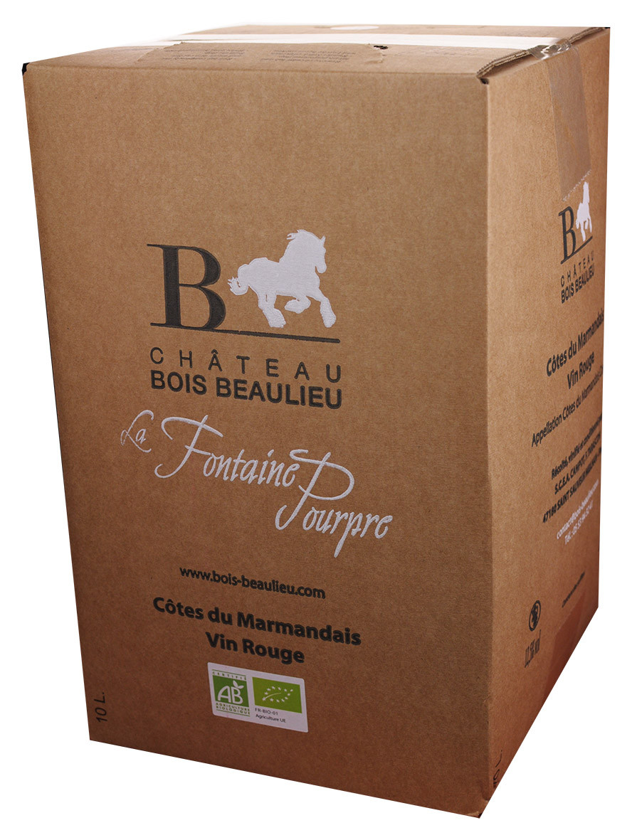 Bag-in-Box 10L Château Bois Beaulieu Côtes du Marmandais Rouge www.odyssee-vins.com