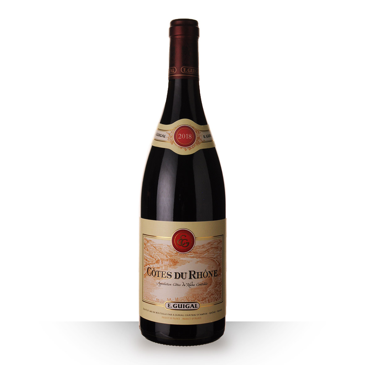 Guigal Côtes du Rhône Rouge 2018 75cl www.odyssee-vins.com