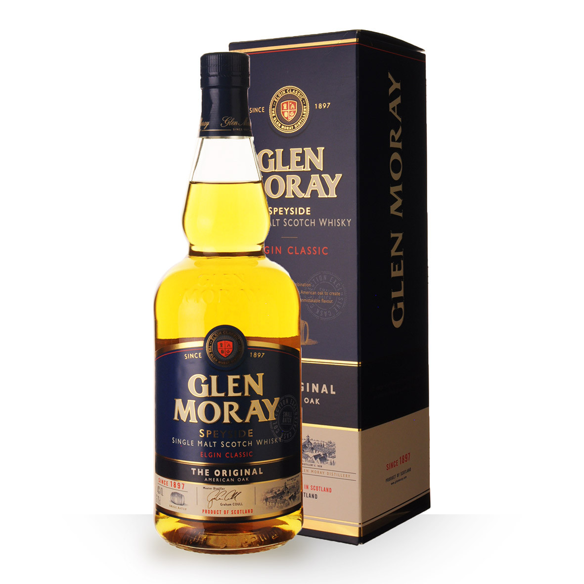 Whisky Glen Moray The Original 70cl Etui www.odyssee-vins.com