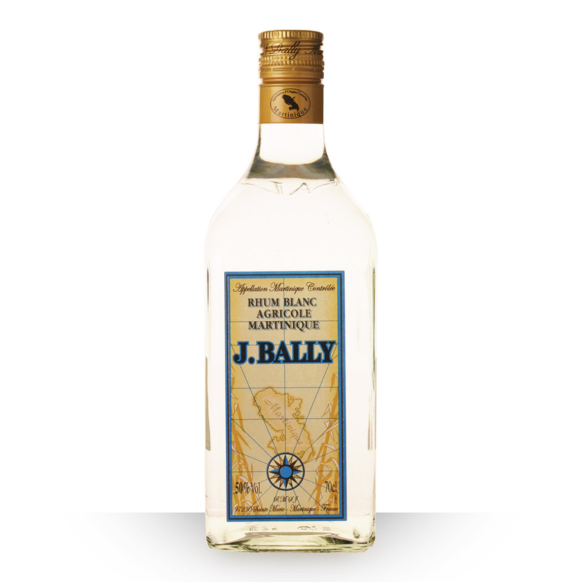 Rhum Bally Blanc 70cl www.odyssee-vins.com
