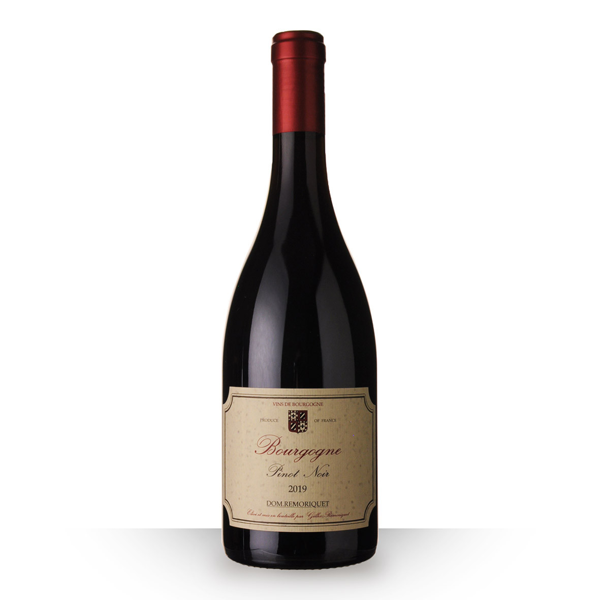 Domaine Remoriquet Bourgogne Pinot Noir Rouge 2019 75cl www.odyssee-vins.com