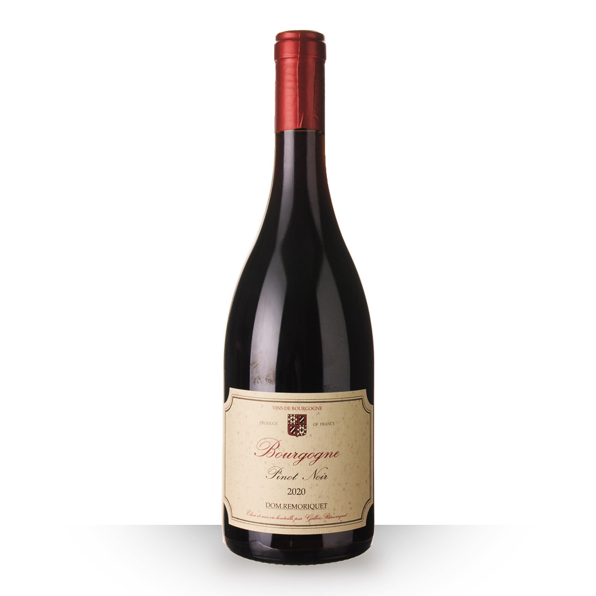 Domaine Remoriquet Bourgogne Pinot Noir Rouge 2020 75cl www.odyssee-vins.com