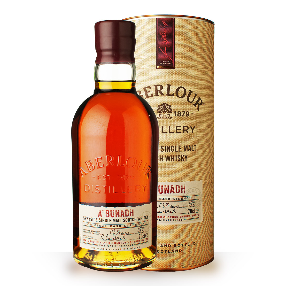 Whisky Aberlour ABunadh Batch n°82 70cl Coffret www.odyssee-vins.com
