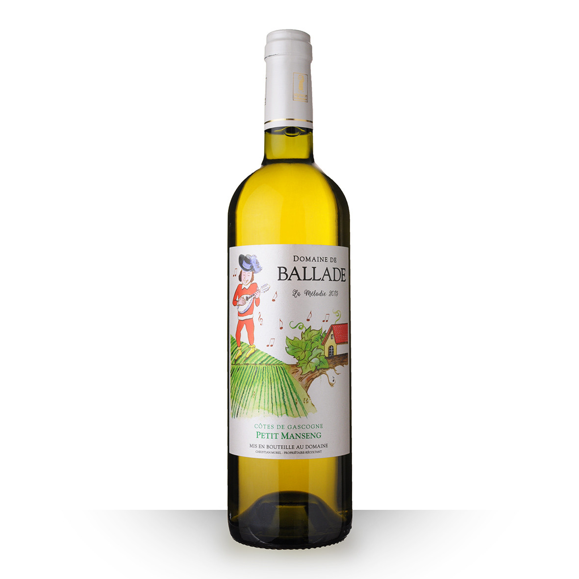 Domaine de Ballade Mélodie Côtes de Gascogne Blanc 2015 75cl www.odyssee-vins.com