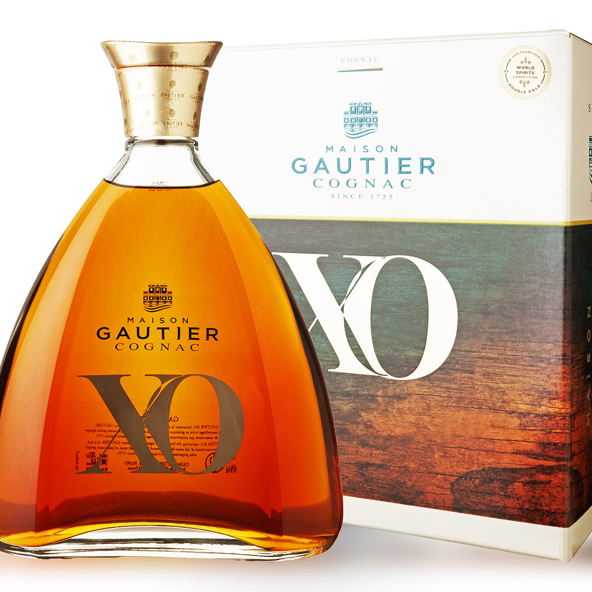 Cognac Gautier XO 70cl Etui www.odyssee-vins.com