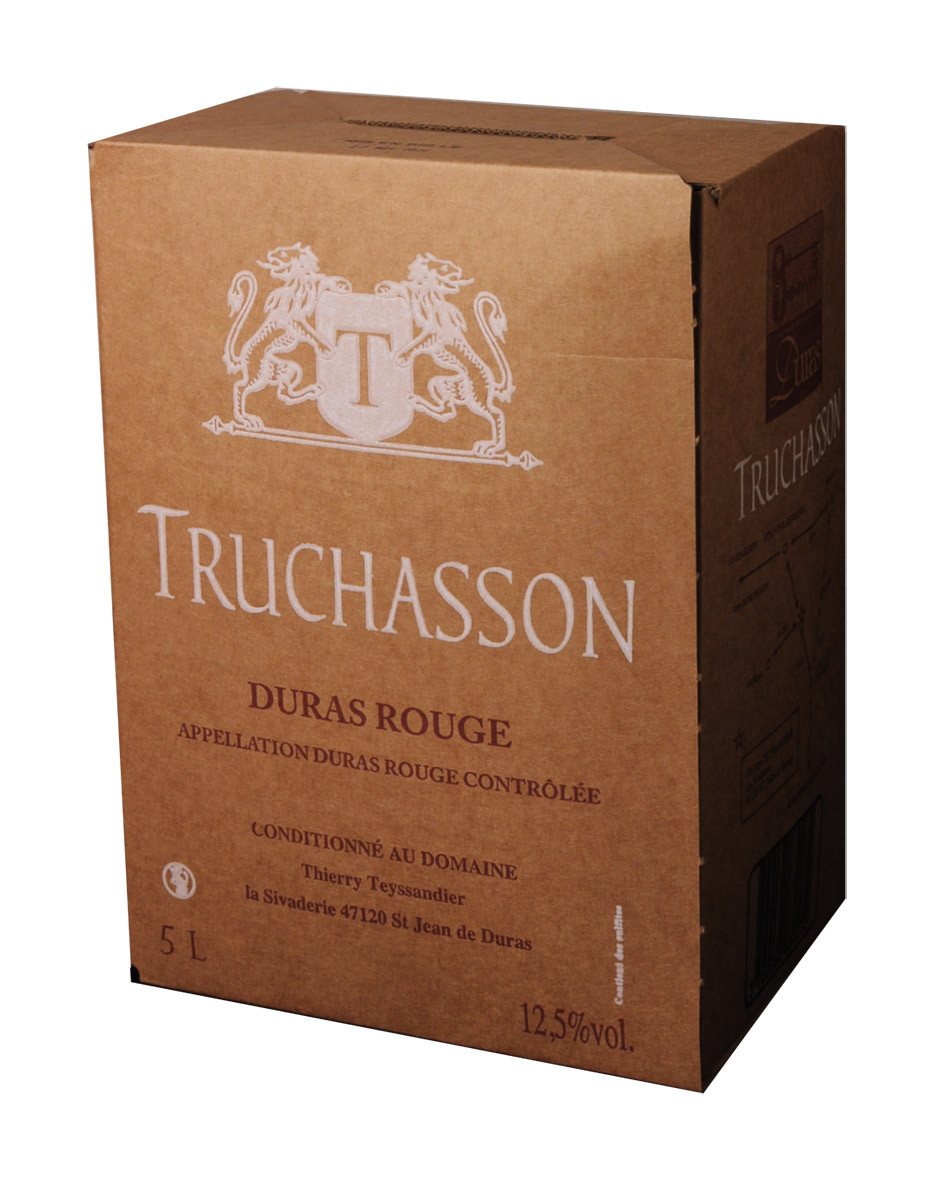 Bag-In-Box 5L Domaine de Truchasson Côtes de Duras Rouge www.odyssee-vins.com
