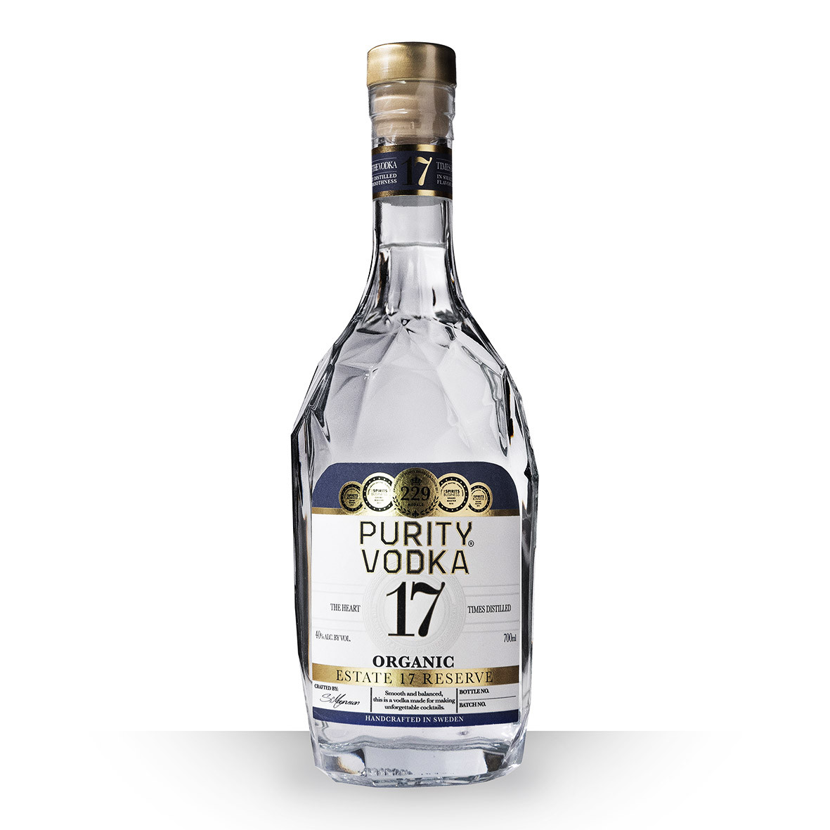 Vodka Purity Super 17 70cl www.odyssee-vins.com