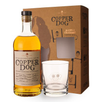 Whisky Copper Dog 70cl Coffret 1 verre www.odyssee-vins.com