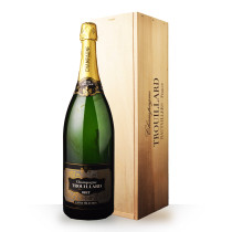 Champagne Trouillard Extra Sélection Brut 300cl Caisse Bois www.odyssee-vins.com