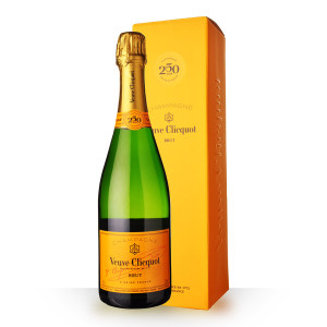 Champagne Veuve Clicquot Brut 75cl Etui Anniversaire www.odyssee-vins.com