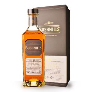 Whisky Bushmills 21 ans 70cl Coffret www.odyssee-vins.com