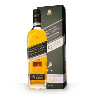 Whisky Johnnie Walker Green Label 15 Ans Réserve 70cl Etui www.odyssee-vins.com