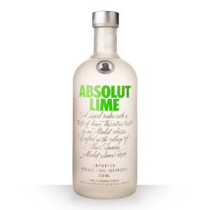 Vodka Absolut Lime (Citron Vert) 70cl www.odyssee-vins.com