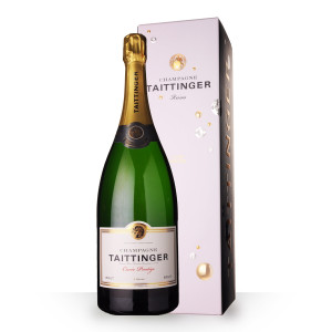 Champagne Taittinger Prestige 150cl Etui www.odyssee-vins.com